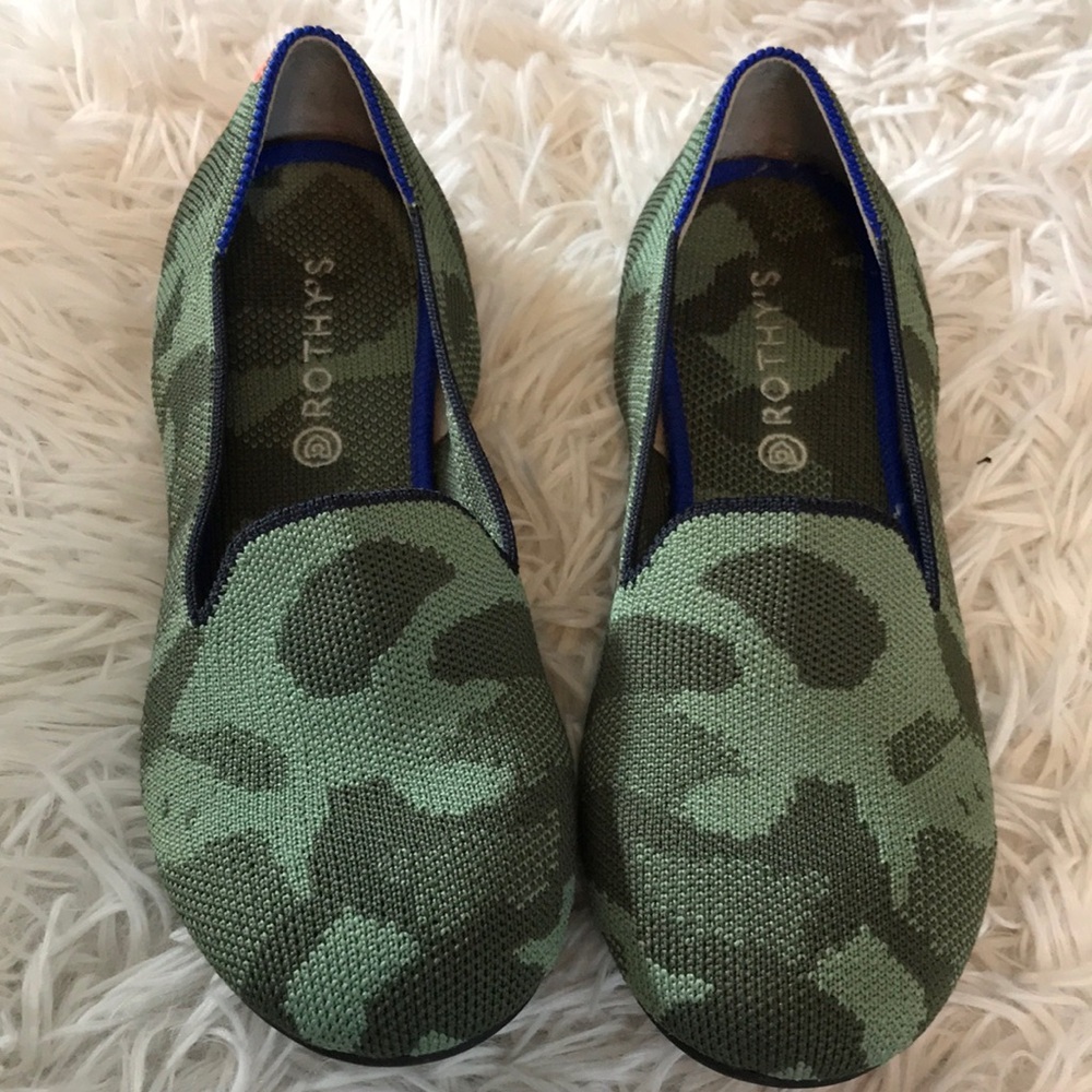 Rothy’s Round Toe Camo Slippers
